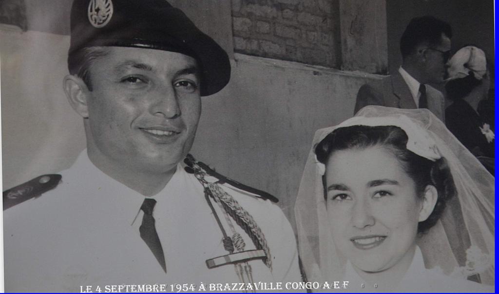 CONGO BRAZZA VILLE 1954 MARIAGE DE FRANCOISE ET RAYMOND BELLEI .jpg